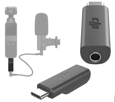 Adapter Mic DJI Osmo Pocket / Mic Adapter DJI Osmo Pocket 3.5mm USB C