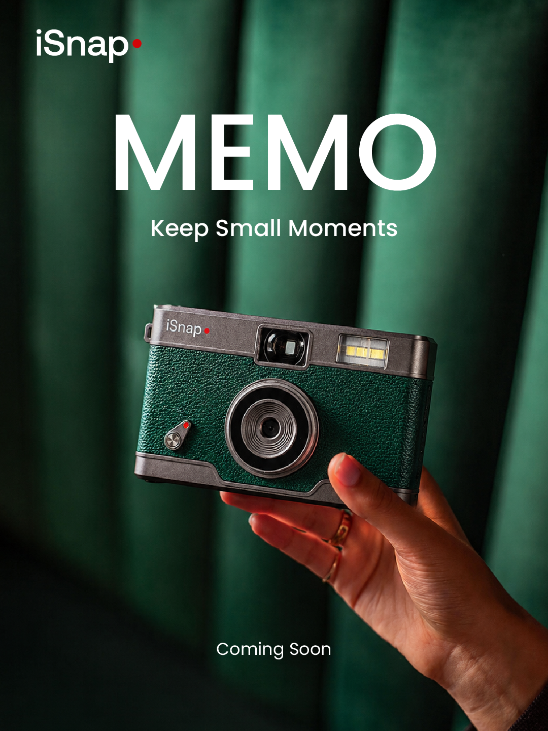 iSnap MEMO Screenless Digital Camera - Green