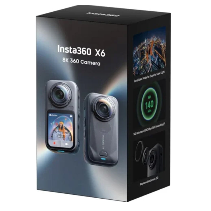 Insta360 X6 Standard Bundle Midnight Black