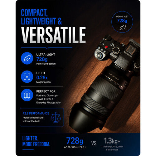 Samyang AF 60-180mm F2.8 Lens for L-Mount