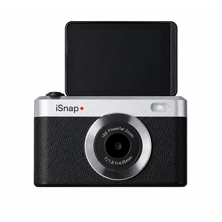iSnap LUMI F Compact Digital Camera - Black