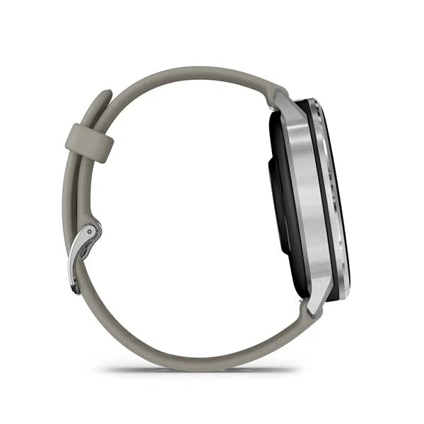 Garmin Venu 4 (45mm),GPS,Wi-Fi, Silver with Citron Silicone Band