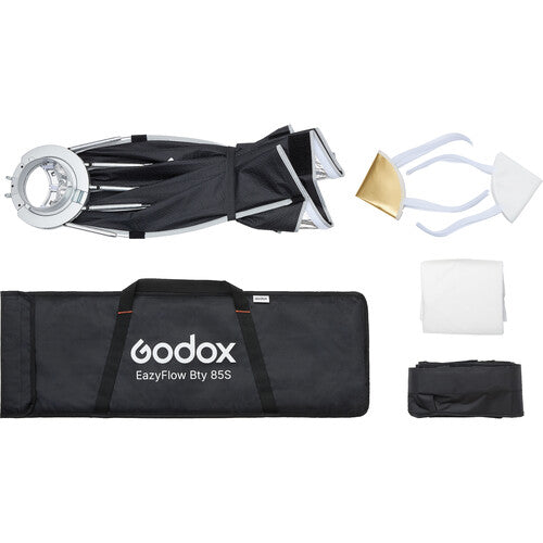 Godox BowensMount Foldable Radar Dome in Black and White EazyFlow Bty85 (Black/White)