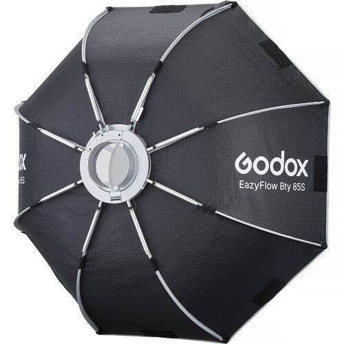 Godox BowensMount Foldable Radar Dome in Black and White EazyFlow Bty85 (Black & Silver)