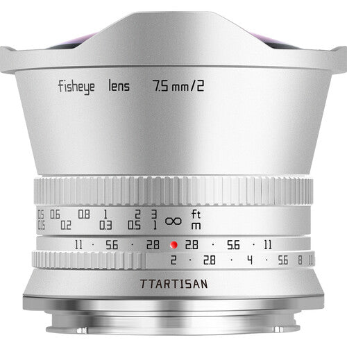 TTartisan 7.5mm F2.0 Lens for Nikon Z - Silver