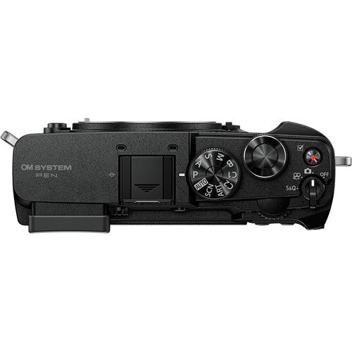 OM SYSTEM PEN Mirrorless Camera Body Only (Black)