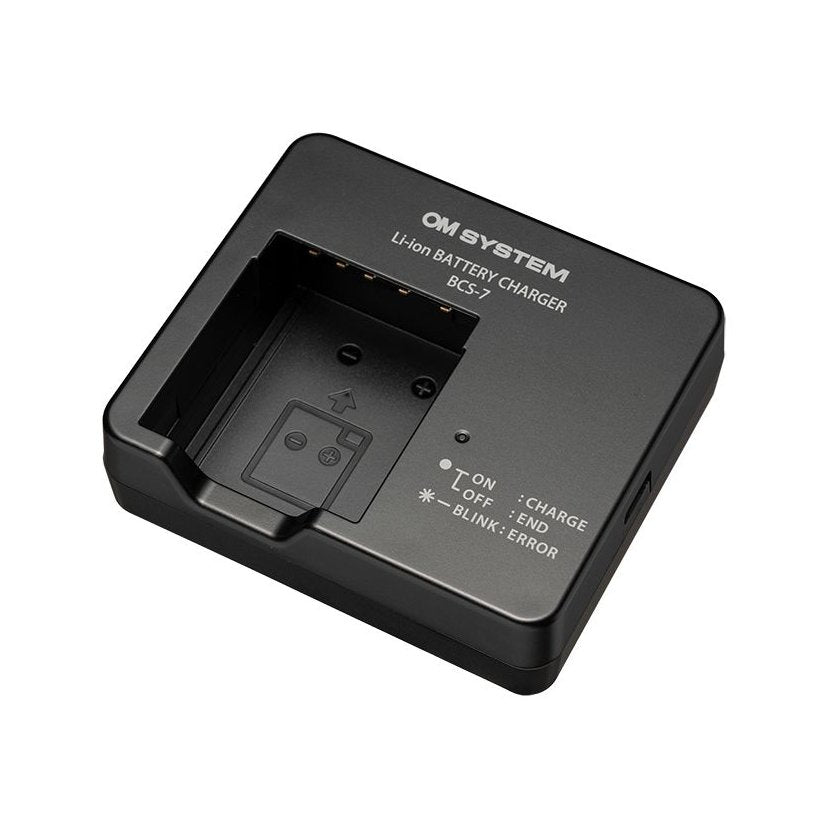 OM SYSTEM BCS-7 Lithium Ion Battery Charger