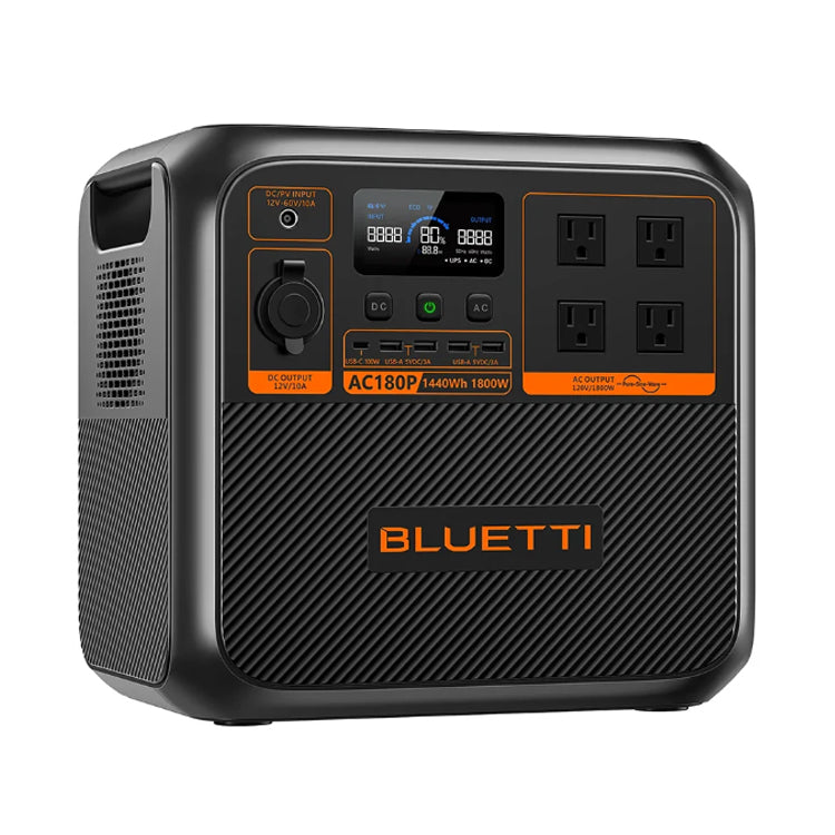 BLUETTI AC180P Portable Power Station | 1800W 1440Wh
