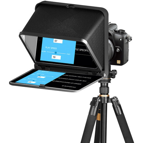 Lens Go TC7 Broadcast Teleprompter for DSLR Iphone Ipad Mirrorless Camera