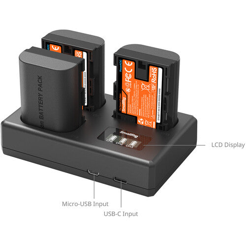 SmallRig Camera Battery Kit for Canon LP-E6NH 6017