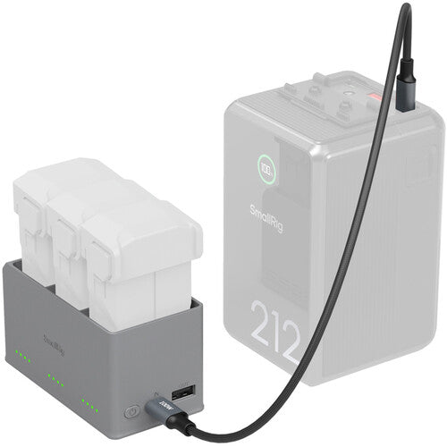 SmallRig 100W Battery Charger for DJI Mini 5 / 4 / 3 Pro 6502