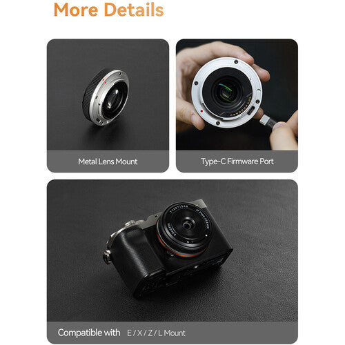 TTArtisan APS-C AF 24MM F3.8 Pancake Lens SONY FE Mount