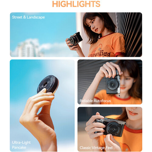 TTArtisan APS-C AF 24MM F3.8 Pancake Lens SONY FE Mount