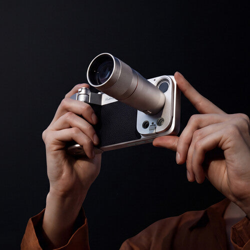 PGYTECH RetroVa 2X Telephoto Grip Kit (Graphite Black-iPhone 17/18 Pro) P-PG-155