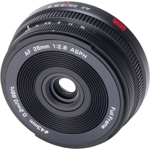 Viltrox AF 26MM F2.8 EVO Series for Nikon Z-Mount FF