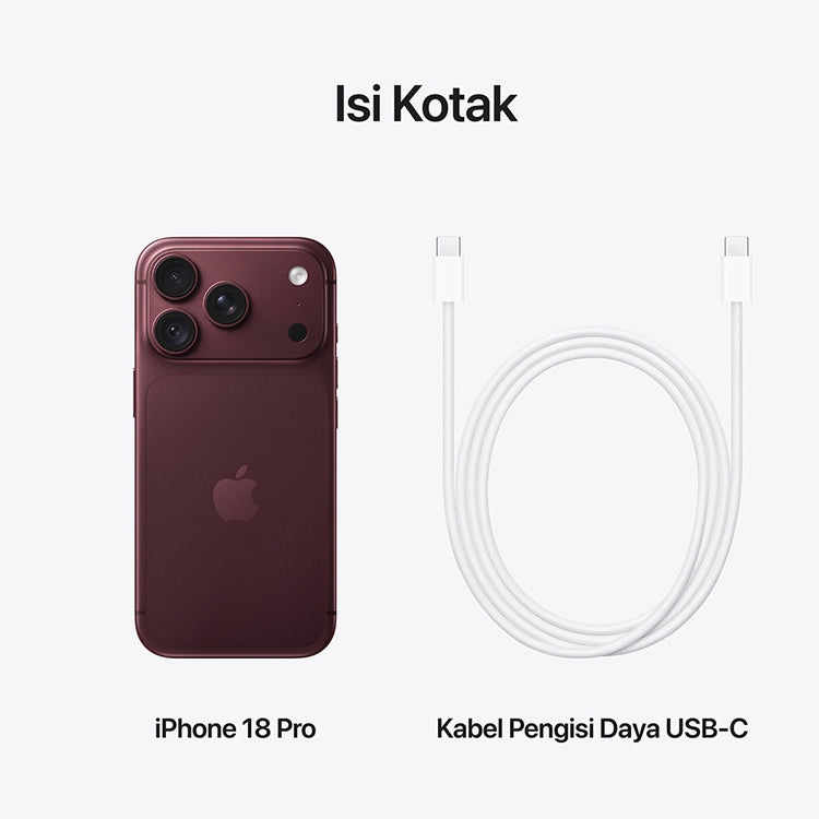 Apple iPhone 18 Pro 256GB Burgundy MJRR4SA/A