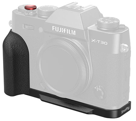 SmallRig L-Shaped Mount Plate with Silicone Handle for FUJIFILM X-T30 / X-T30 II / X-T30 III (Black) 5663