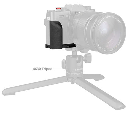 SmallRig L-Shaped Mount Plate with Silicone Handle for FUJIFILM X-T30 / X-T30 II / X-T30 III (Black) 5663