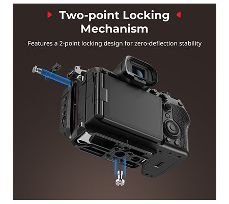 SmallRig HawkLock Quick Release Half Cage for Sony Alpha 7 V / 7R V / 7 IV 6023