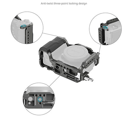 SmallRig HawkLock Quick Release Cage Kit for Sony ZV-E10 II 4949