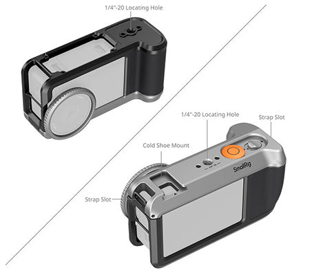 SmallRig Dedicated Street Photography Cage for DJI OSMO Action 6 5891