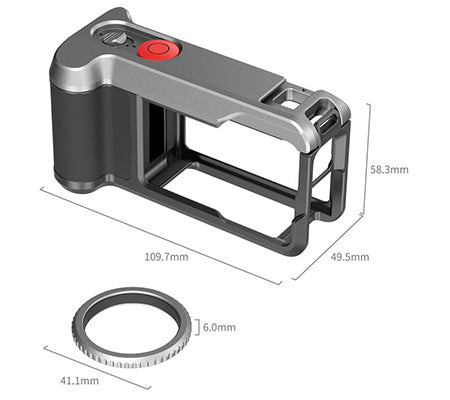 SmallRig Dedicated Street Photography Cage for DJI Osmo Action 5 Pro / 4 / 3 6371