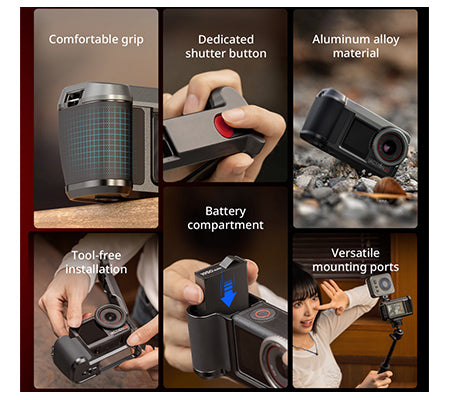 SmallRig Dedicated Street Photography Cage for DJI Osmo Action 5 Pro / 4 / 3 6371