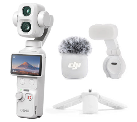 DJI Osmo Pocket 4P Vlog Combo (White)