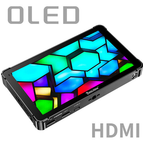 Desview OL7 7Inch OLED High-Bright Touchscreen HDMI On-Camera Monitor + Battery F550