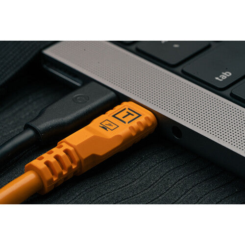 Tether Tools TetherPro Optima 10G USB-C, Straight to Straight Orange (4.6m) CUC15G2-ORG