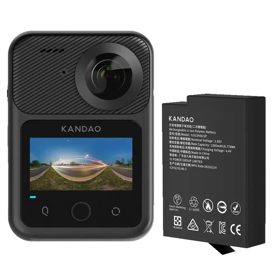 Kandao QooCam 3 Ultra 360 8K Camera Pre Order Kit (With Extra Battery)