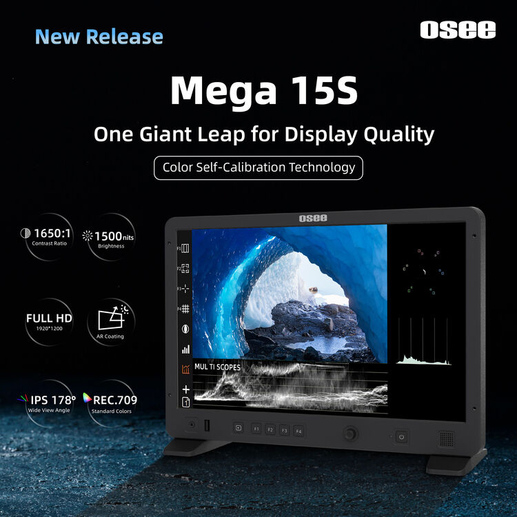 OSEE Mega 15S KIT Field & Production Monitors