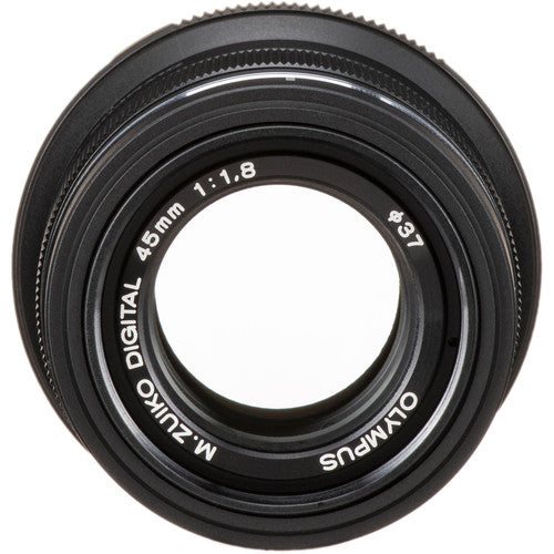 OM SYSTEM M.ZUIKO DIGITAL 45mm F1.8 Lens (Black)