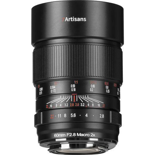 7Artisans 60mm F2.8 Macro 2x Canon EOS-R Mount (Black)