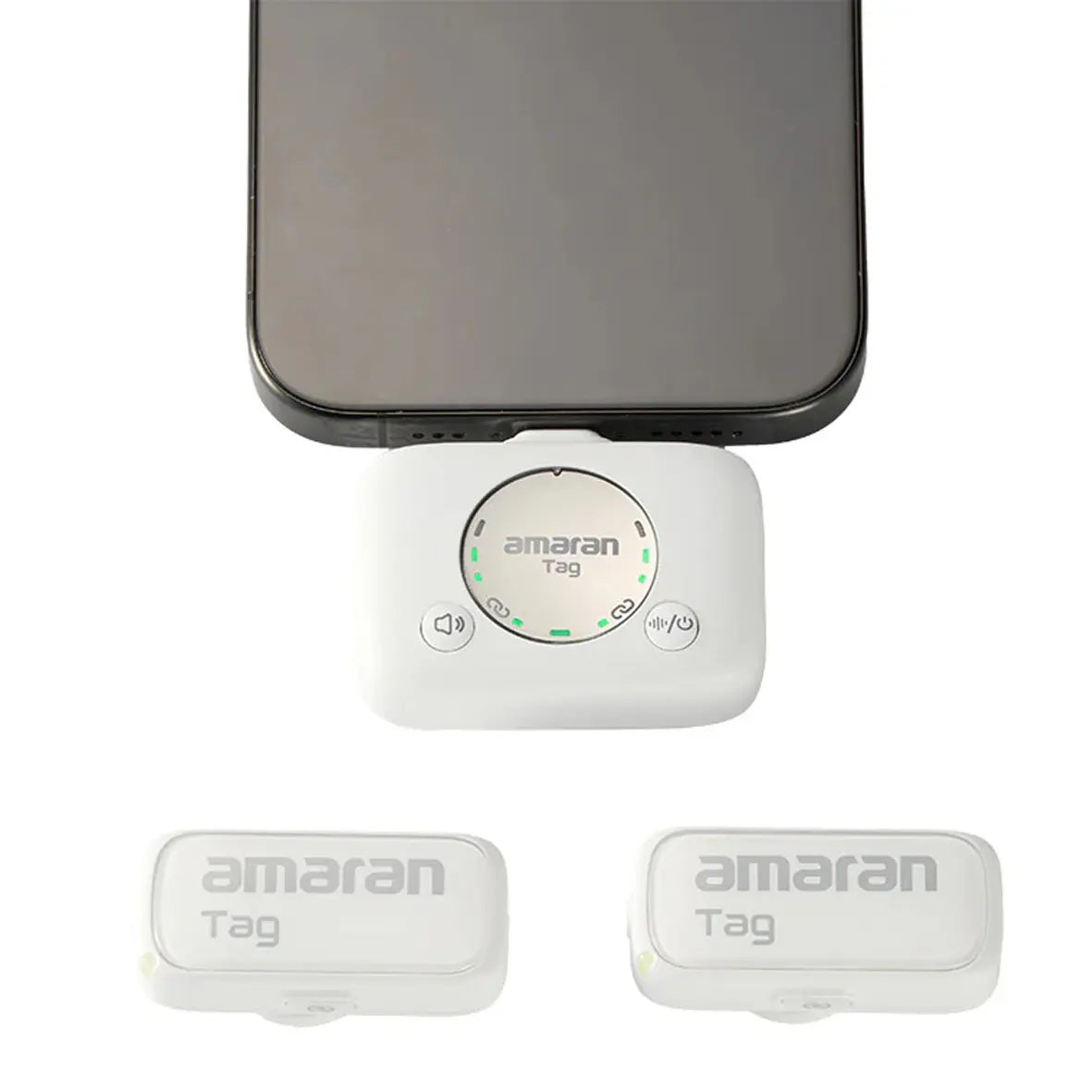 Amaran Tag Dual Wireless Microphone USB-C Version (White)