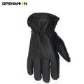 OPENMOON Hot Hand Glove- leather Work Gloves BLACK OPST02