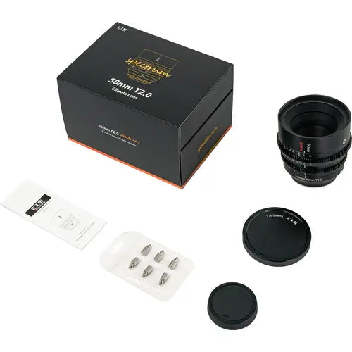 7artisans Photoelectric 50mm T2.0 Spectrum Prime Cine Lens for Sony E Mount