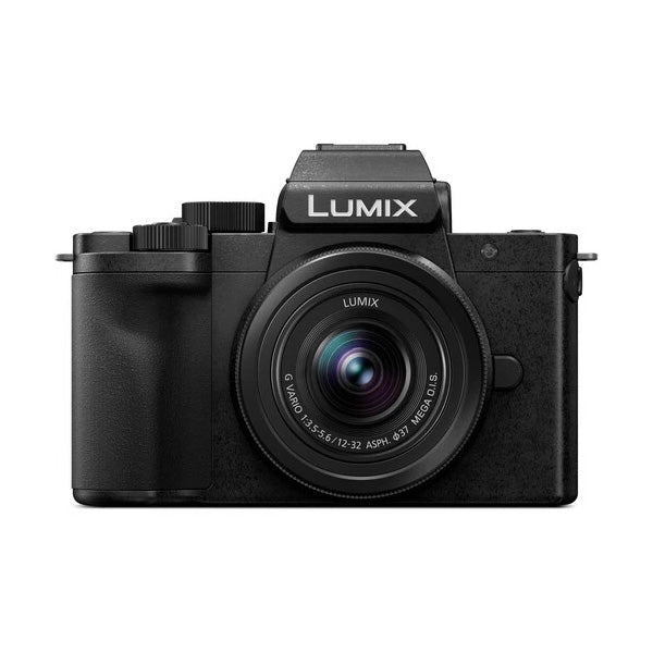Panasonic Lumix G100D Mirrorless Camera with 12-32mm Lens and Tripod Grip