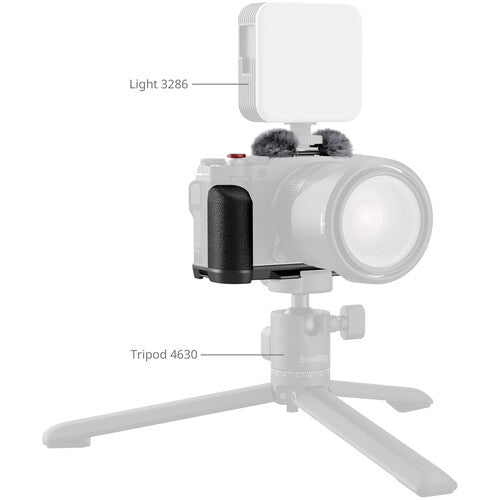 SmallRig L-Shape Mount Plate with Silicone Handle for FUJIFILM X-M5 (Black) 4876