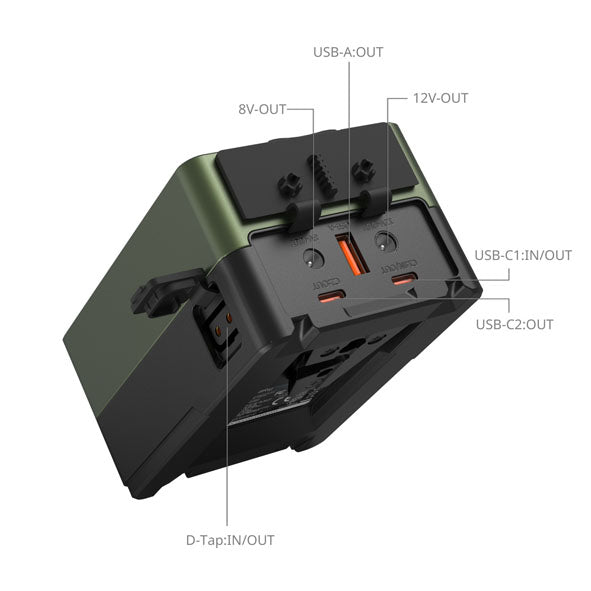 SmallRig VB99 Pro mini V Mount Battery (Green) 4974
