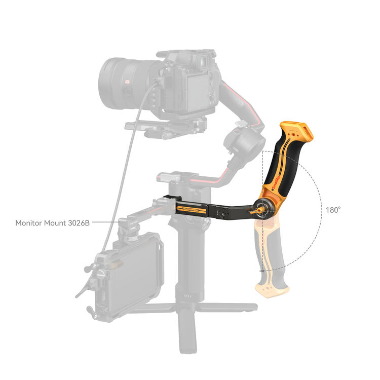 SmallRig Sling Handle for DJI RS 2 / RSC 2 / RS 3 / RS 3 Pro / RS 3 Mini / RS 4 / RS 4 Pro / RS 4 Mini(BumbleBee Edition) 5524