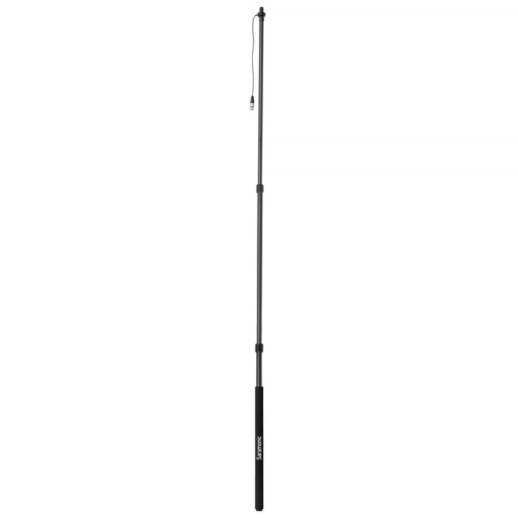 Saramonic Boompole Light Universal 3-Section Carbon Fiber Boompole with Internal Coiled XLR Cable (8.2')
