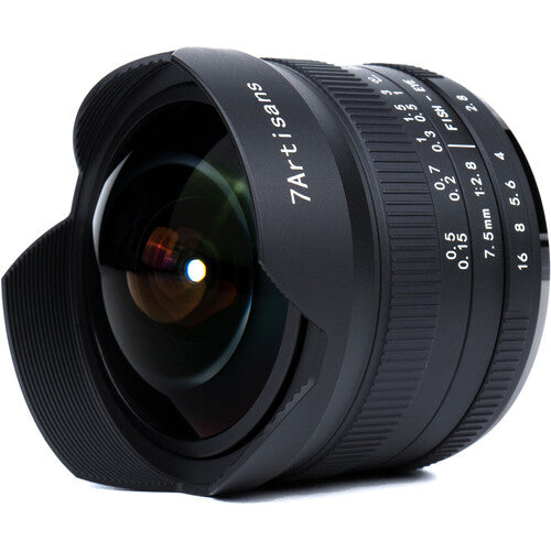7Artisan 7.5mm F2.8 II Canon EOS R Mount (Black)
