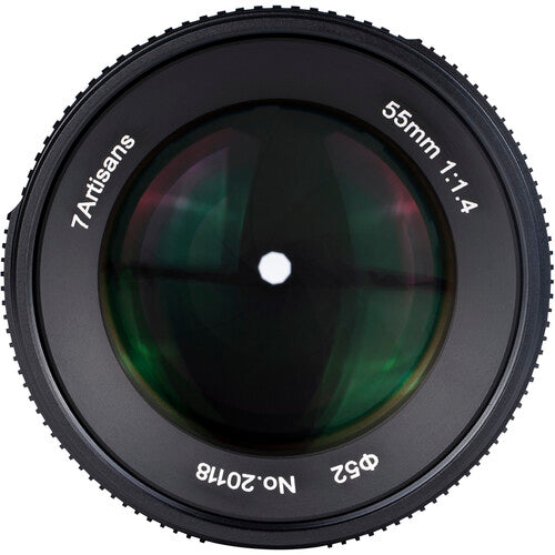 7Artisan 55mm F1.4 Mark II for Sony E Mount (Black)