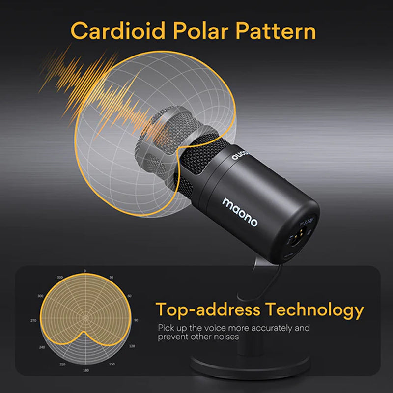 Maono PD100 Podcaster Dynamic XLR Microphone