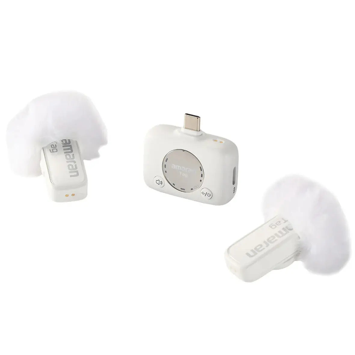 Amaran Tag Dual Wireless Microphone USB-C Version (White)