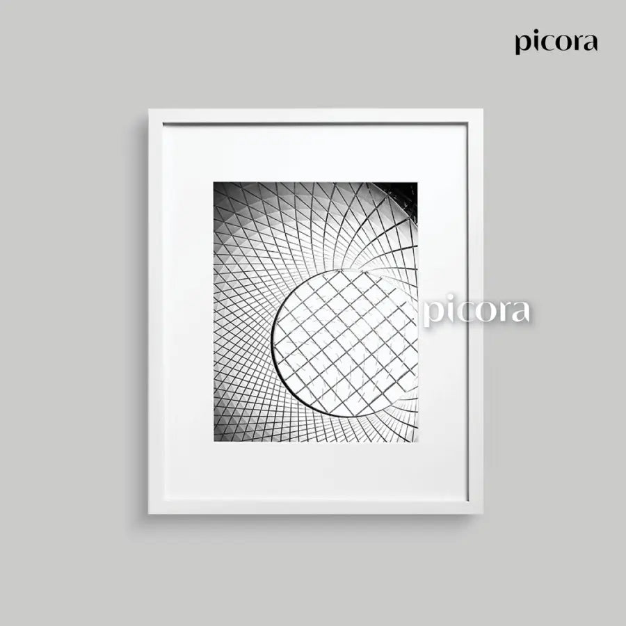 Picora Arte Wall Frame 16R matted to 11R White