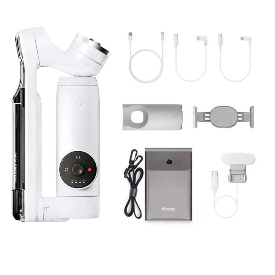 Insta360 Flow Smartphone Gimbal Stabilizer Creator Kit (White)