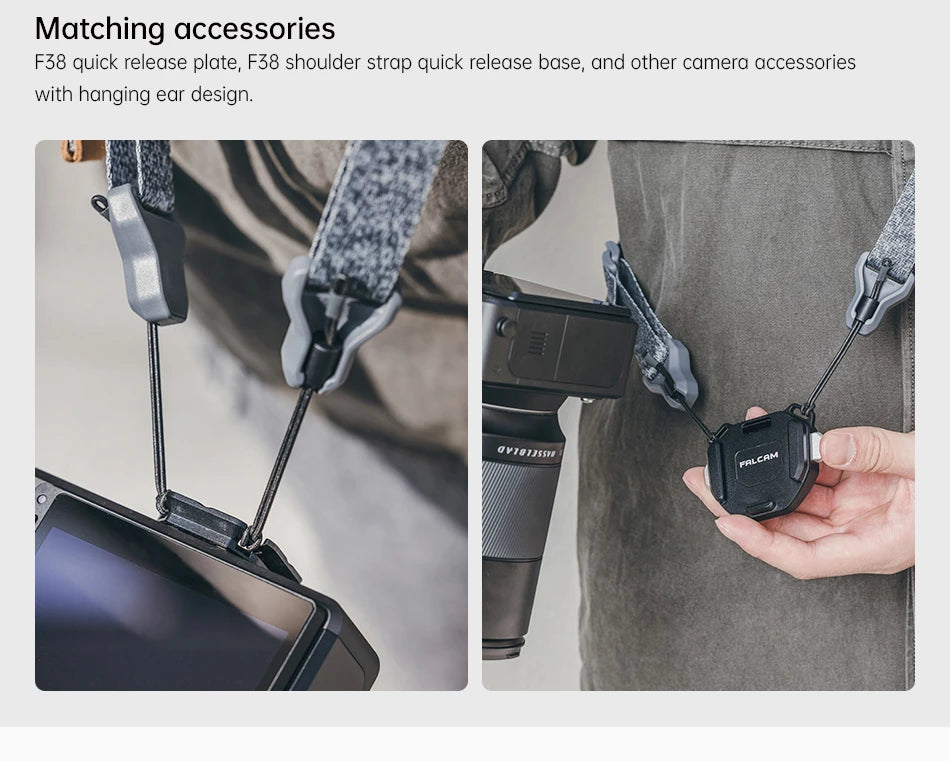 FALCAM Maglink Quick Magnetic Buckle Shoulder Strap Lite (Grey) 3143