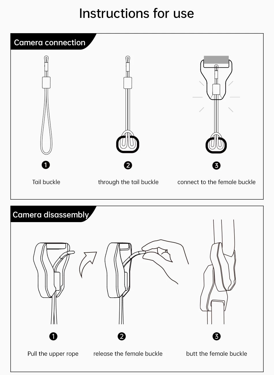 FALCAM Maglink Quick Magnetic Buckle Shoulder Strap Lite (Grey) 3143